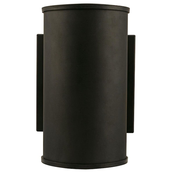 Westinghouse Fixture Wall Outdoor LED Dimmable 8.5W Mayslick ORB Cylinder Frost Glass Lens 6315600 - main
